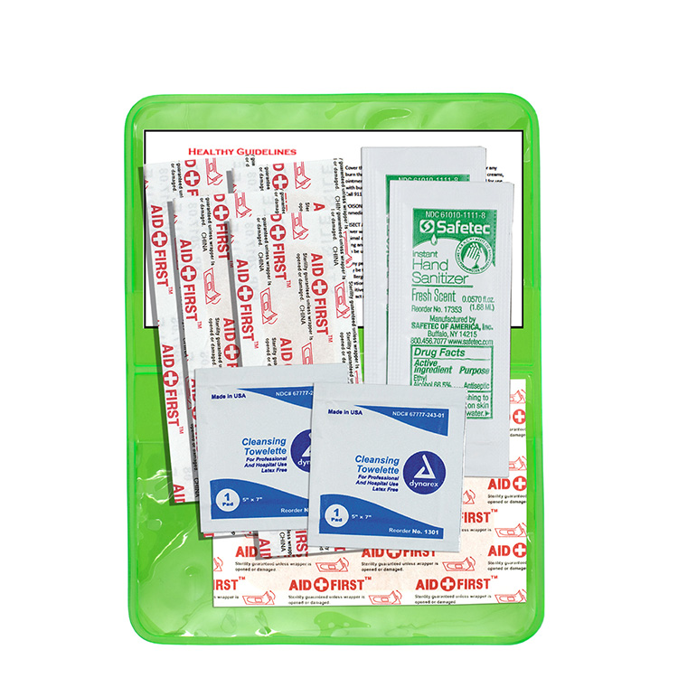 "MESS-NO-MORE XL" 10 Piece Stay Clean First Aid Kit 9