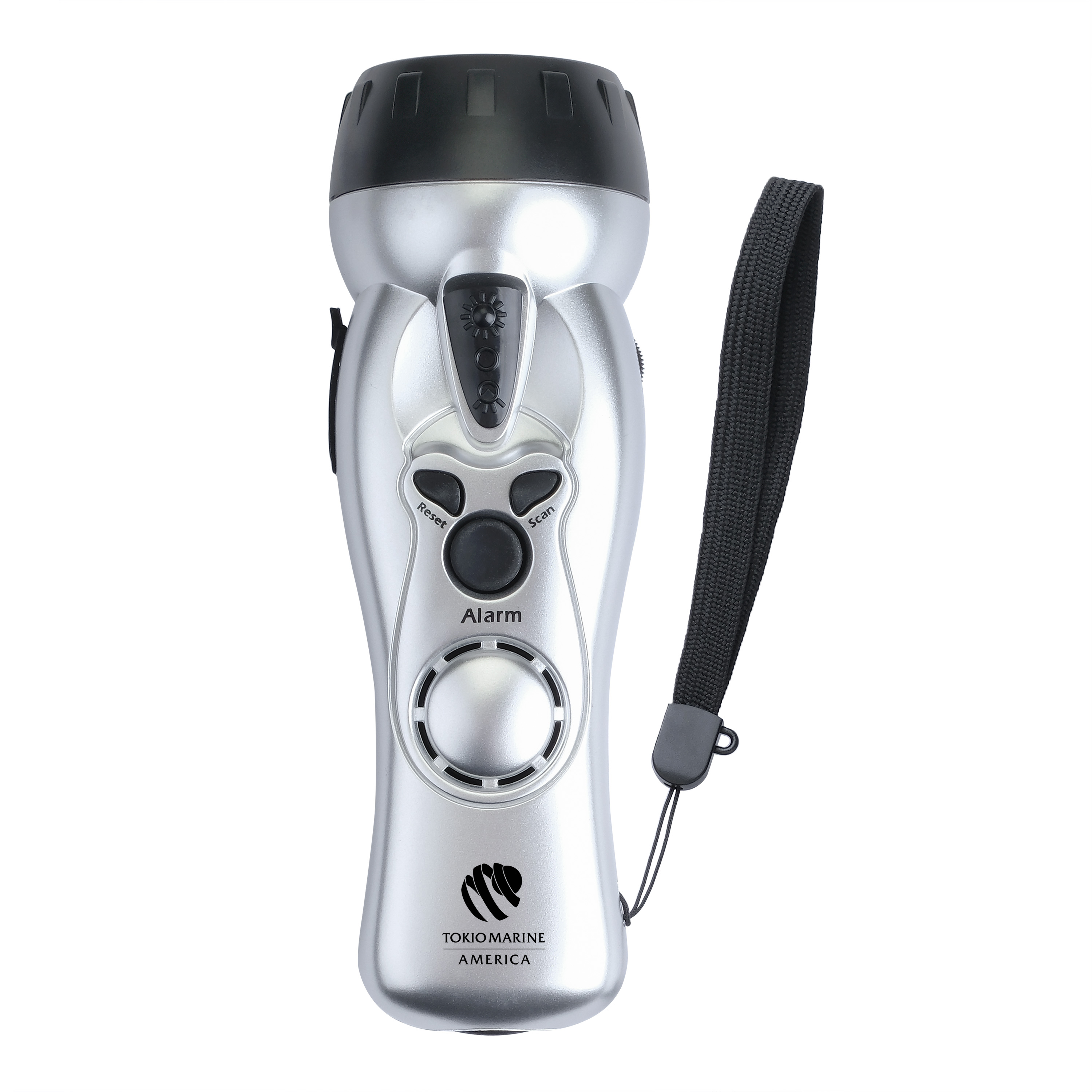 Emergency Flashlight w/ Radio & Charger