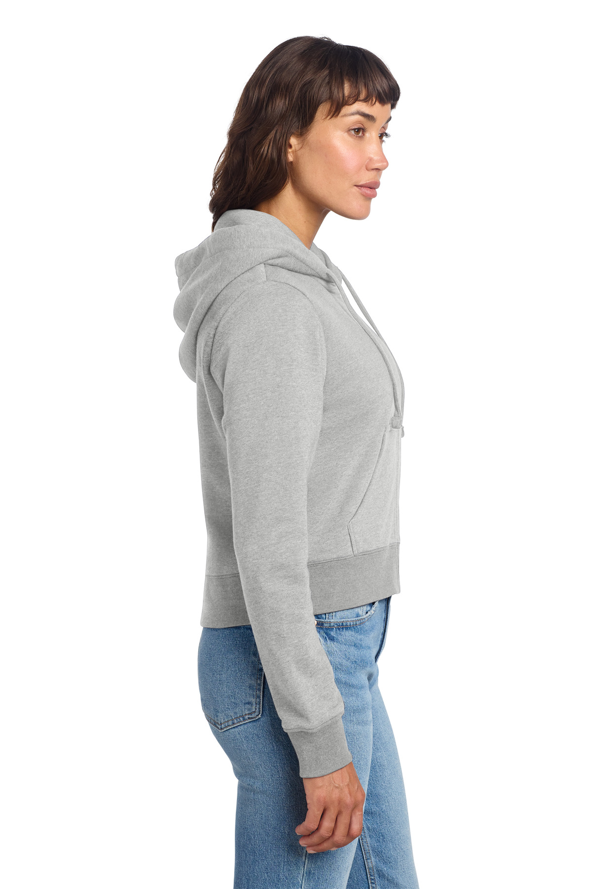 District Women's V.I.T. Fleece Full-Zip Hoodie DT6103 40