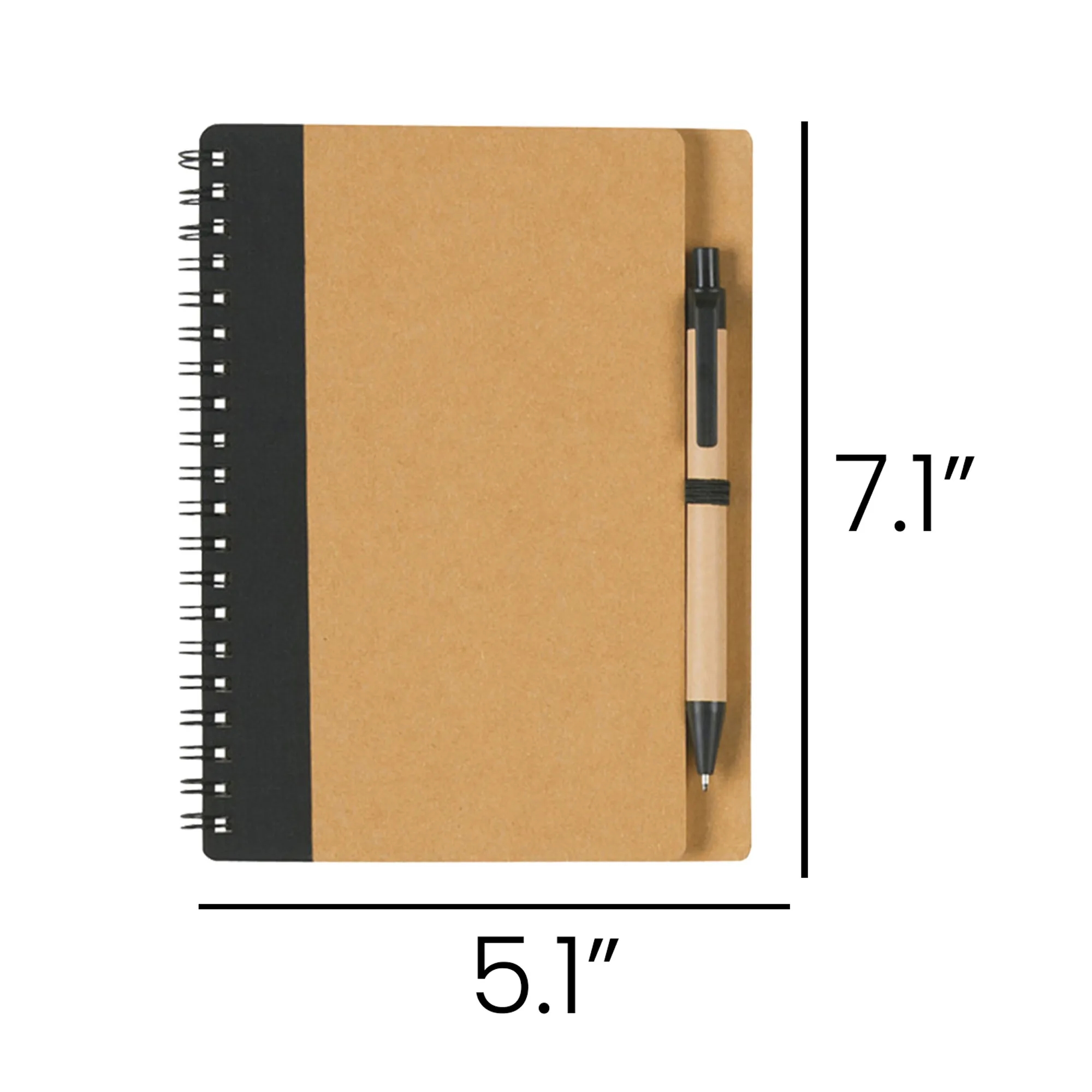 Spiral Notebook with Pen 8