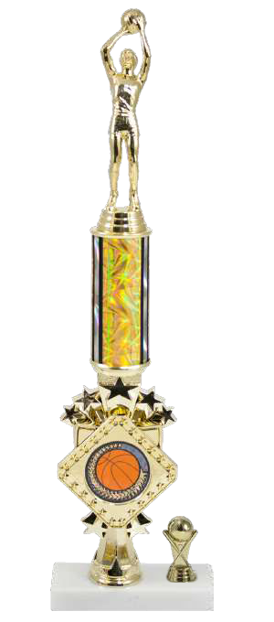 Round Column with Insert Riser, Choice of Logo, Figure and Trim 2