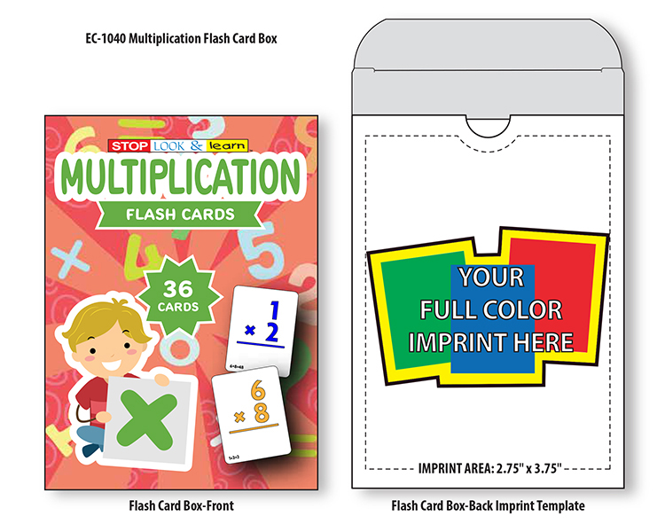 FLASH CARDS - Multiplication 4