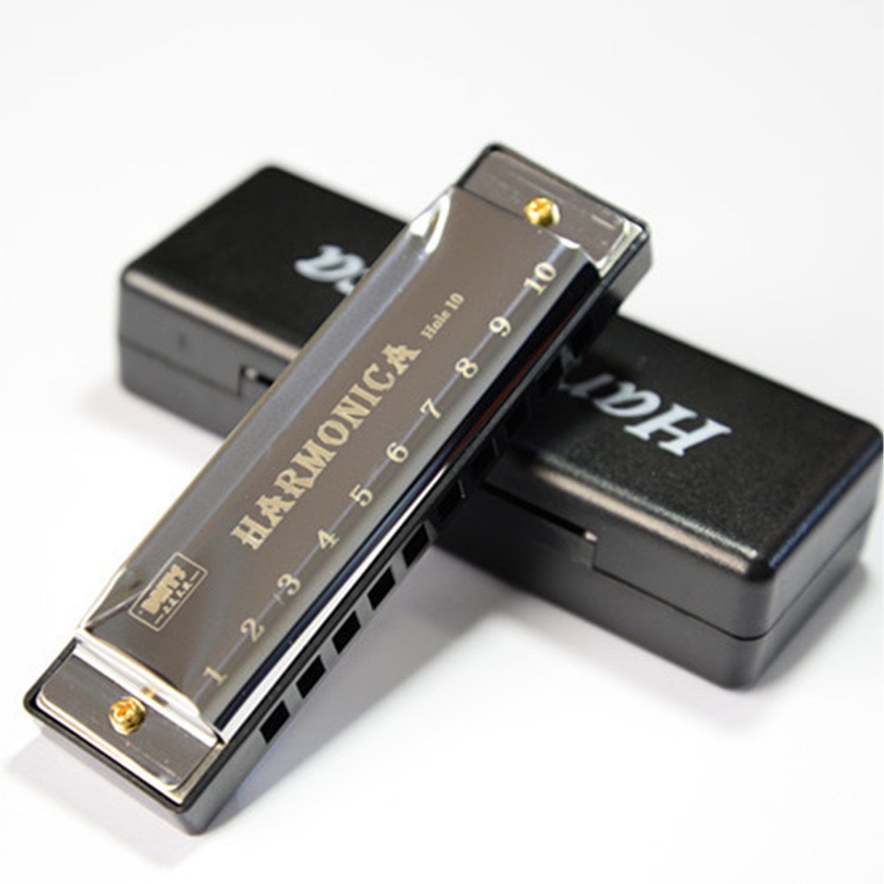 Titanium Gold Blues Harmonica For Children 6