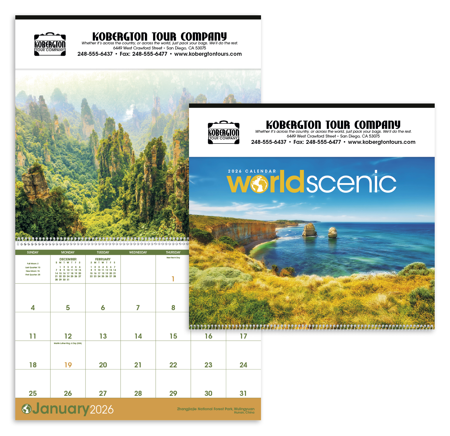 Triumph® Calendars World Scenic Calendar 59
