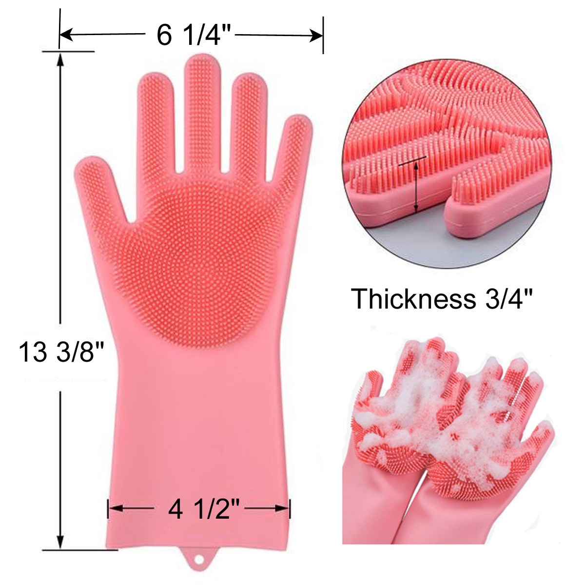 Magic Silicone Scrubbing Gloves 4