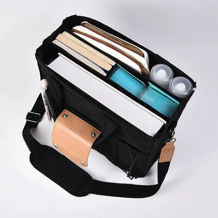 Custom Crossbody Canvas Tote Bag 5
