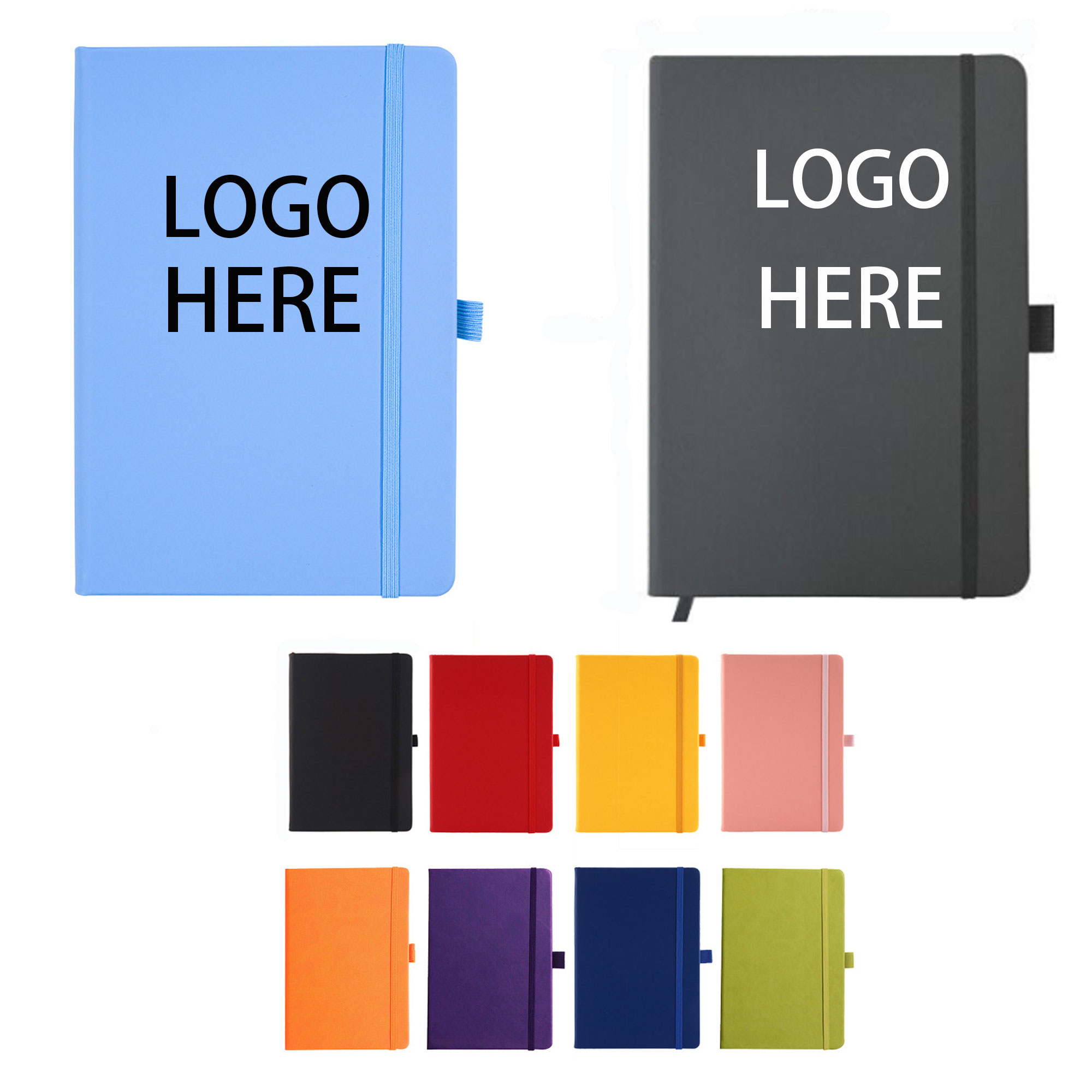 Pocket Size Hardcover Notebook With Pen Loop A6 2
