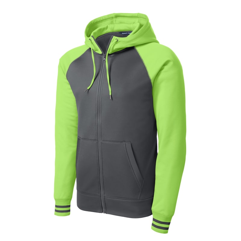 Sport-Tek Sport-Wick Varsity Fleece Full-Zip Hooded Jacket. 21