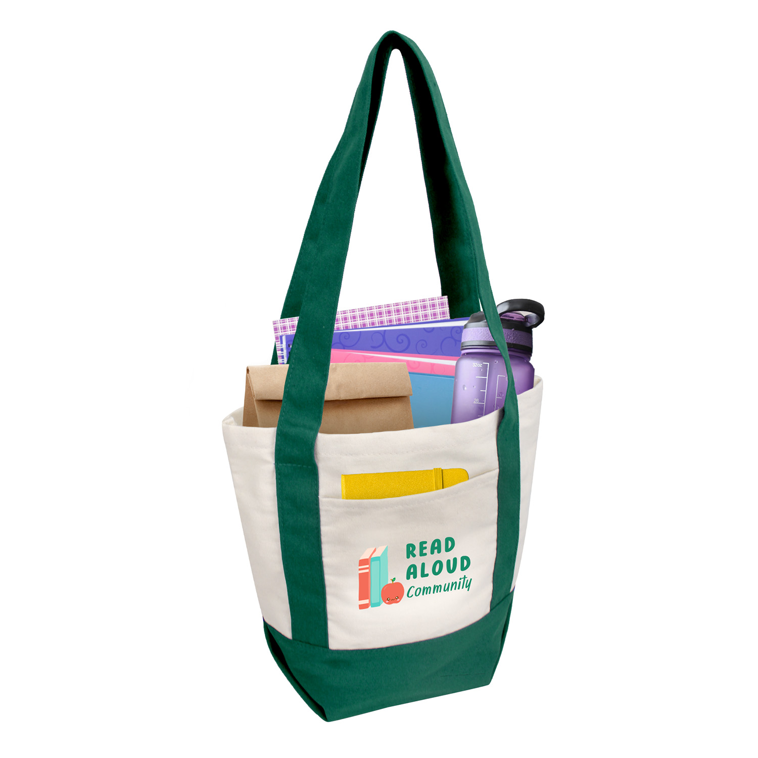 10 Oz Mini Cotton Canvas Boat Tote 2
