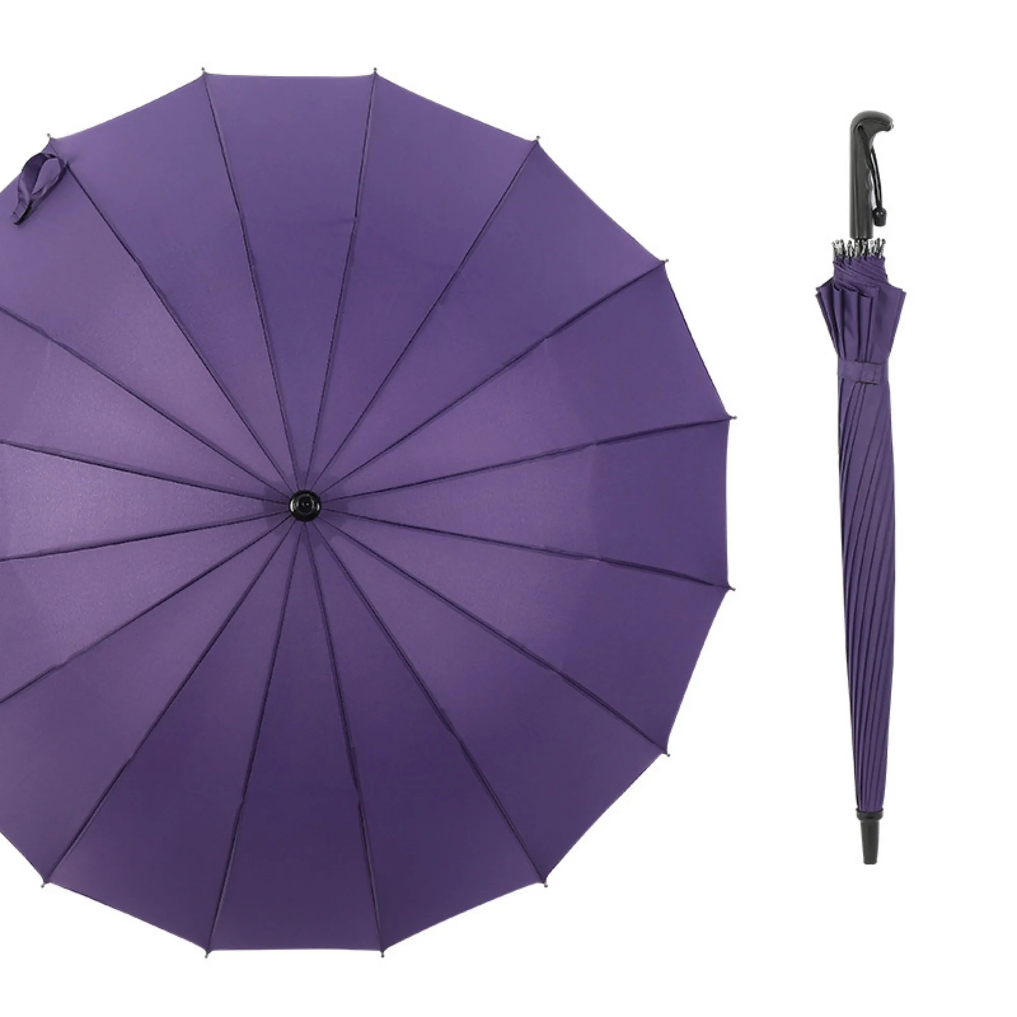 Windproof Umbrella 45 Inch Automatic Open With 16 Ribs 15