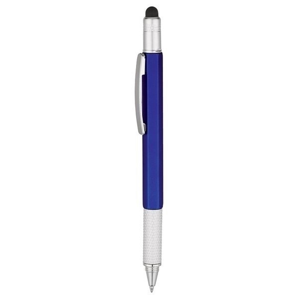 6-in-1 Stylus Twist Tool Pen- Plastic barrel 12