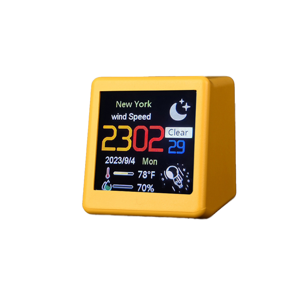 Multi-Function Information WiFi Smart Desktop Clock 4