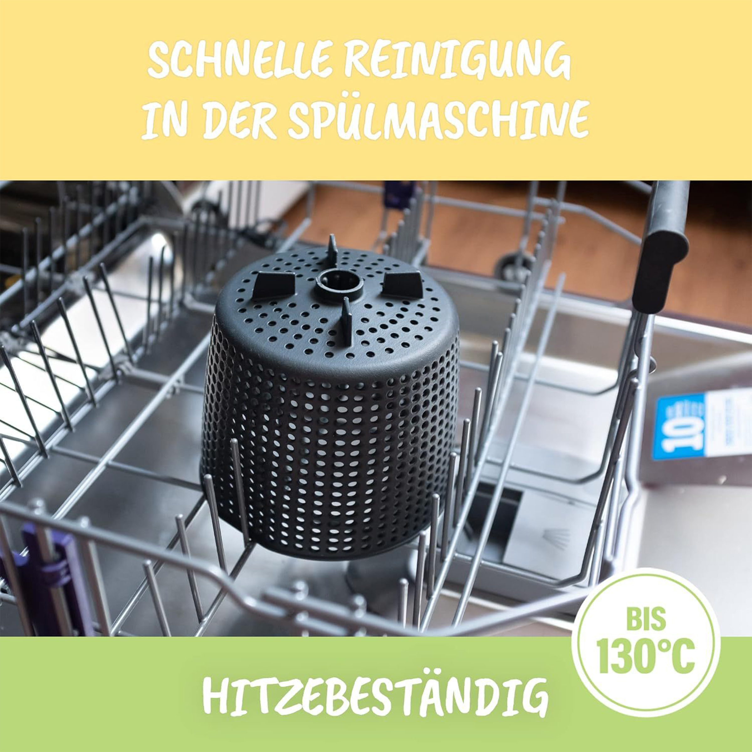 Polycarbonate Salad Drain Basket 6