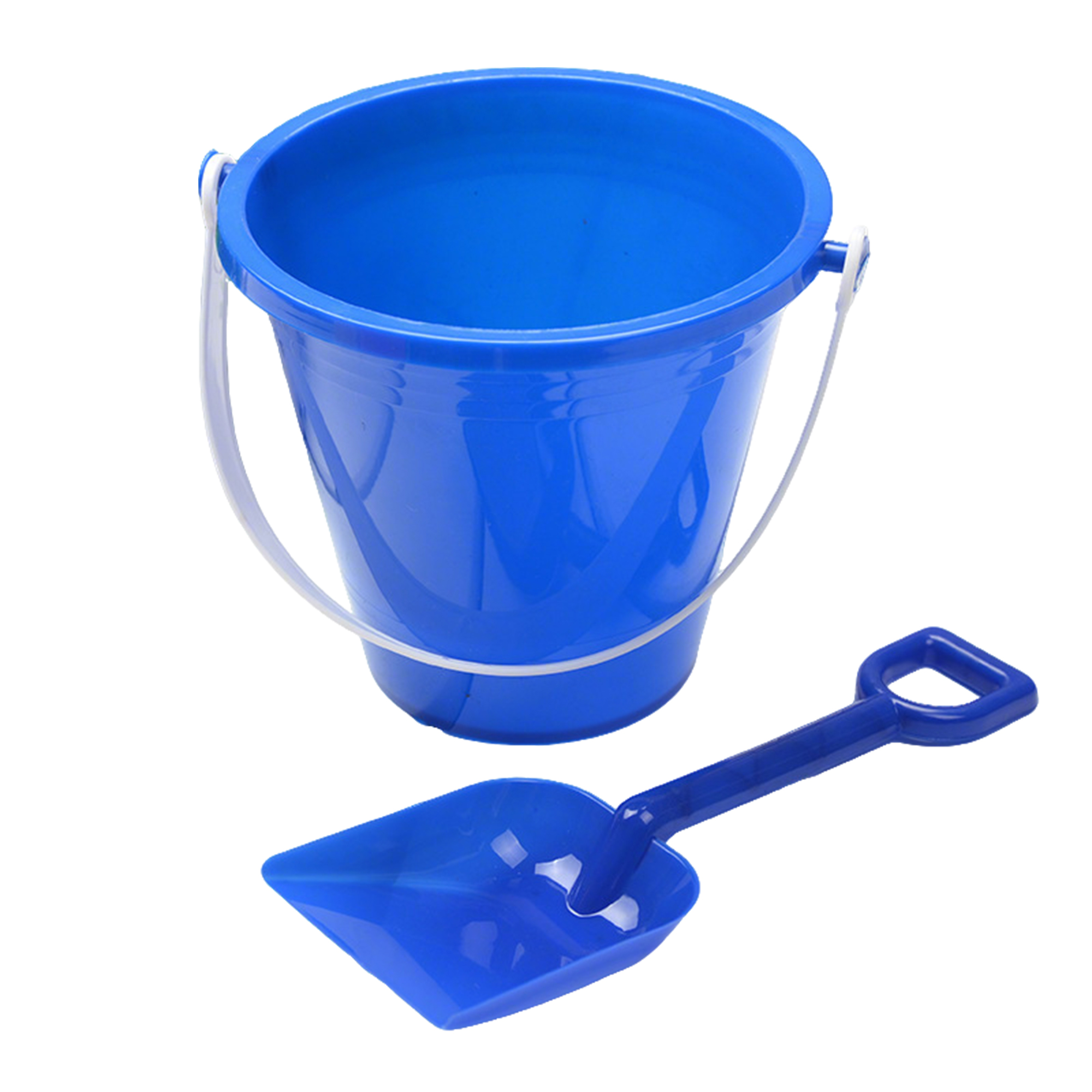 Nine Inch Sand Bucket With Shovel Set For Beach Play 9" x 9" 5