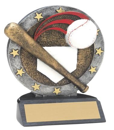 4-1/2" Baseball All Star Sport Award 2