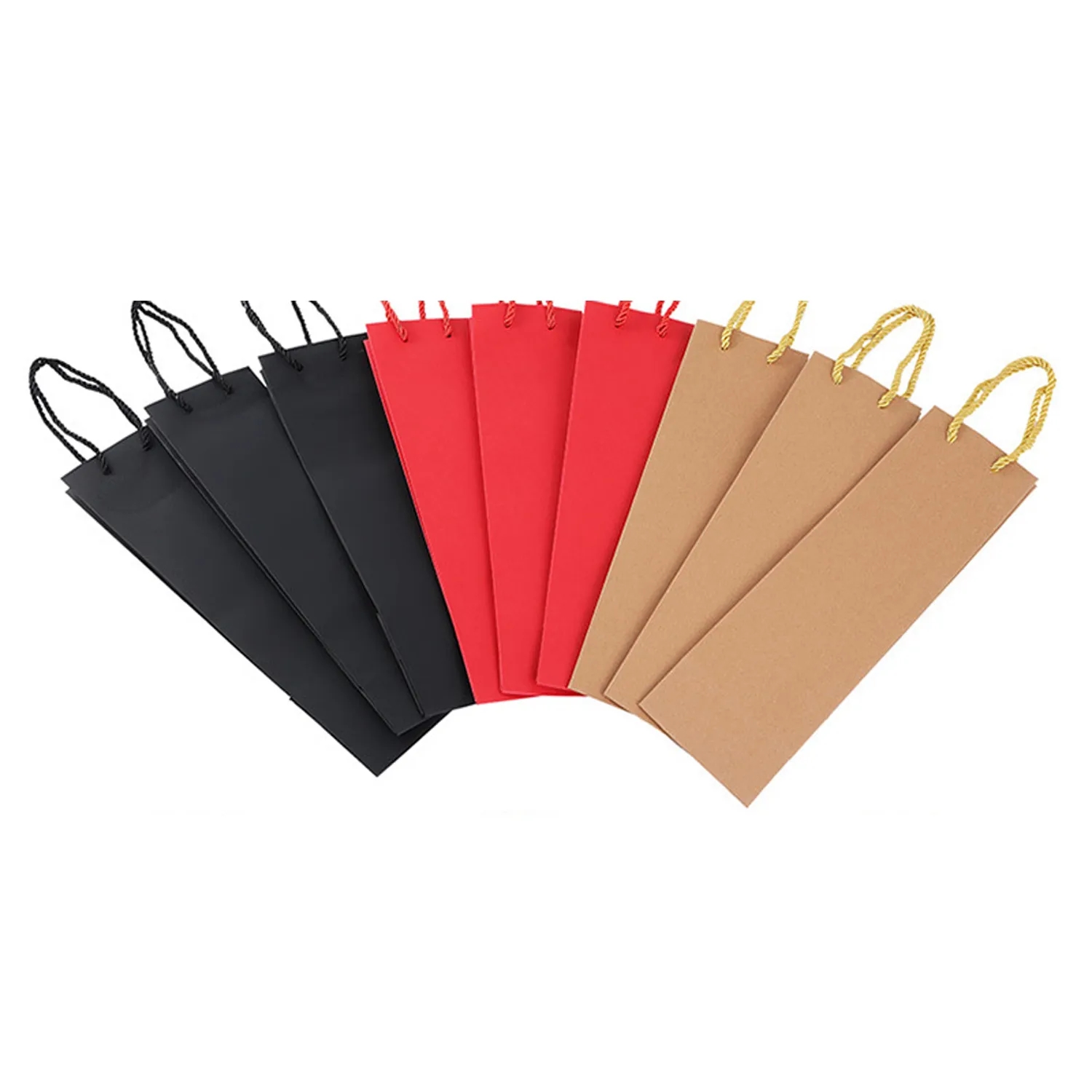Kraft Paper Brown Wine Bag 4
