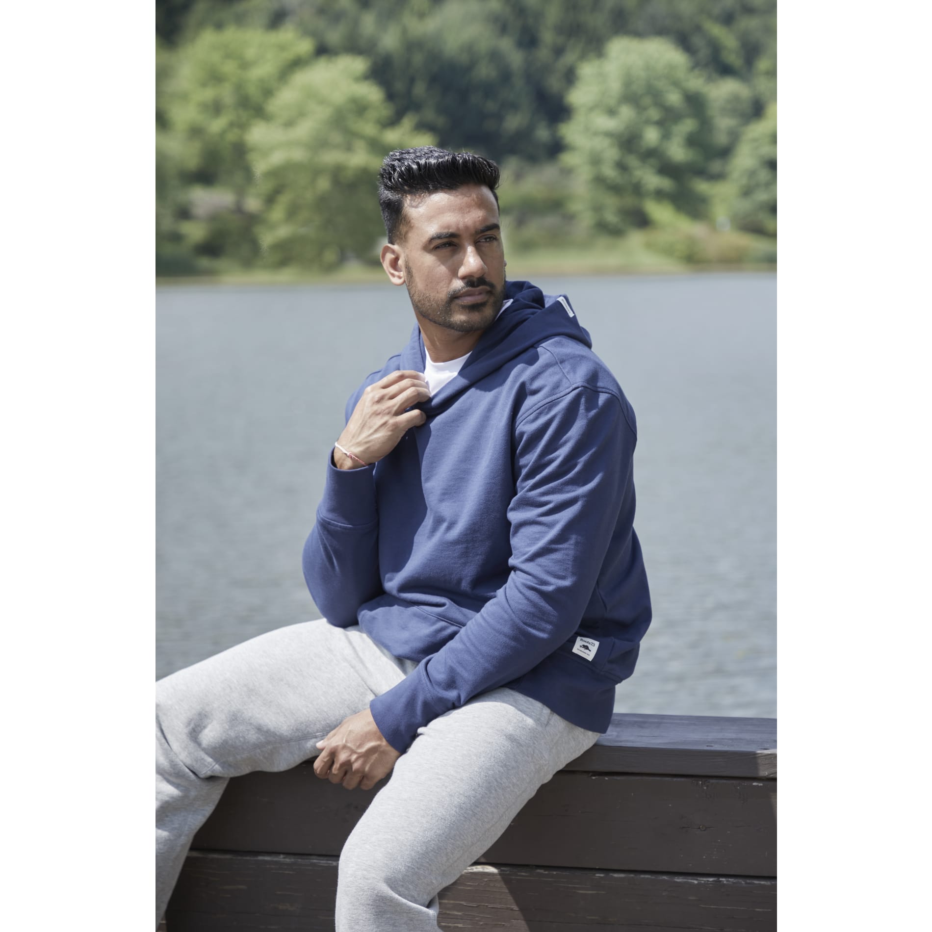 Roots73 CANMORE Eco Hoody - Unisex, custom hoodie or sweatshirt with logo imprint 75