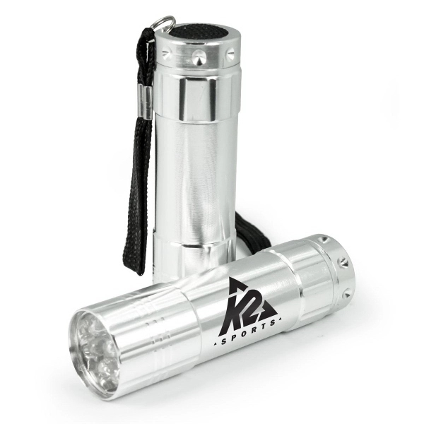 9 LED Flashlight with Strap 2