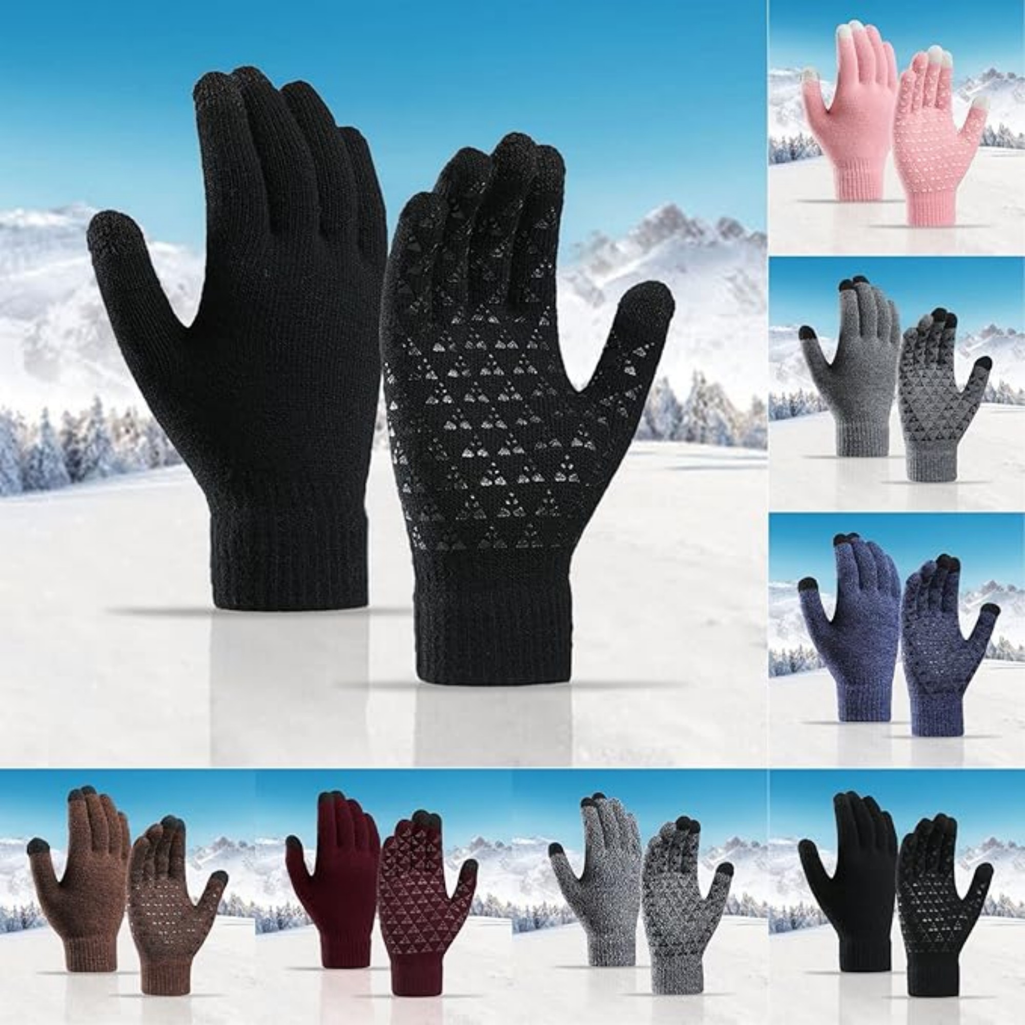 Anti Slip Touchscreen Gloves 2