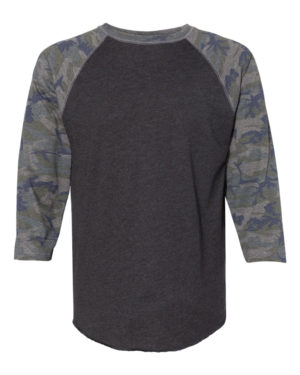 Unisex Baseball Fine Jersey Three-Quarter Sleeve Tee - 6930 21