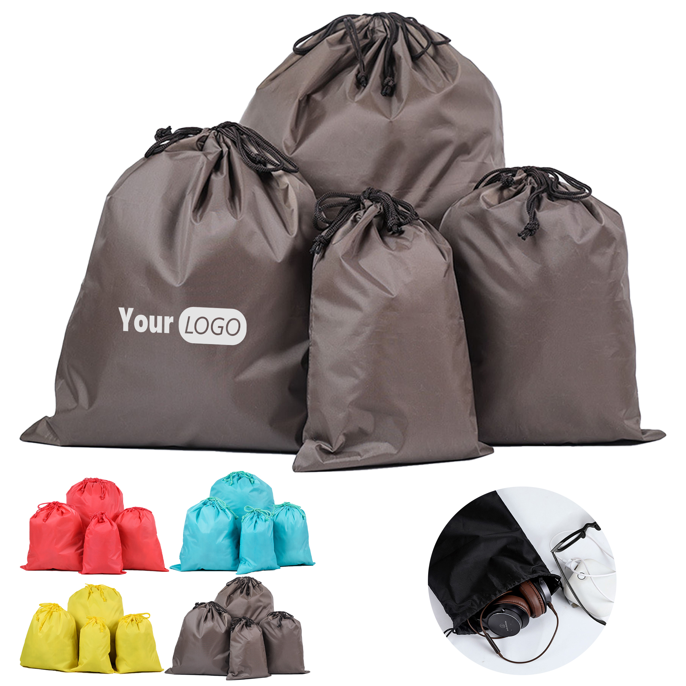 Oxford Waterproof Drawstring Travel Bag 7