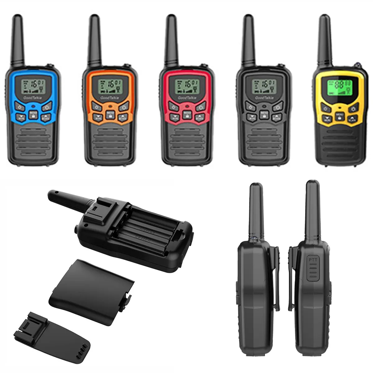 Custom Durable Rechargeable Walkie Talkies With Flashlight 5