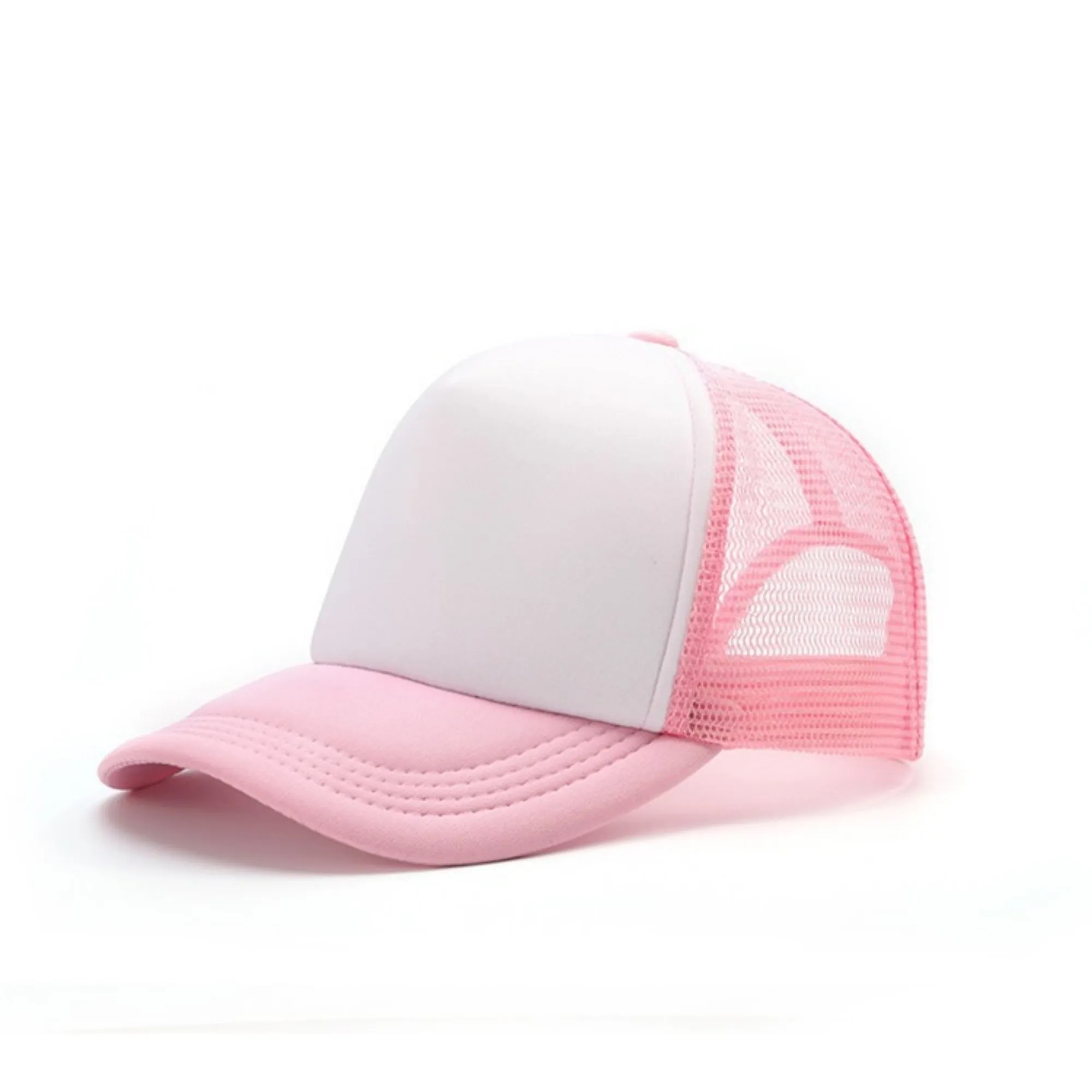 Adult Blank Trucker Hats Mesh Baseball Cap Adjustable 16