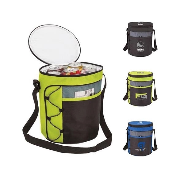 12-Can Barrel Insulated Cooler Bag Lunch Tote 2