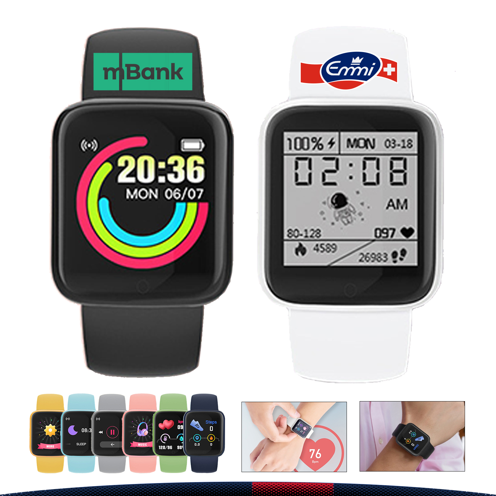 Plare Smart Pedometer Watch 12