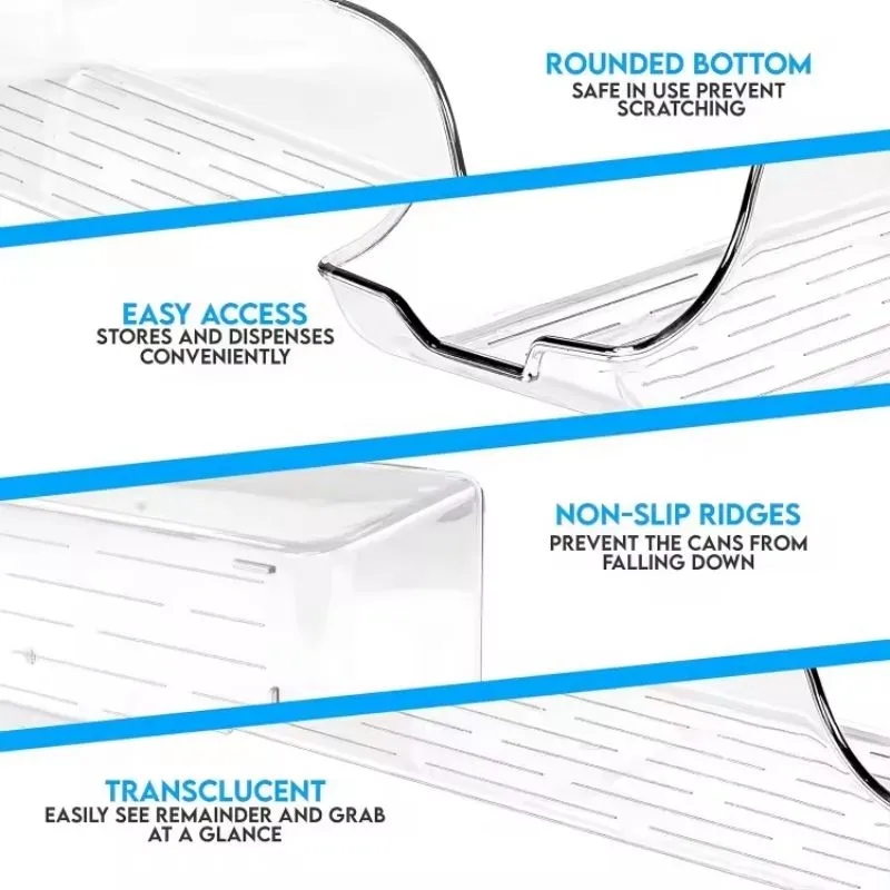 Clear Soda Can Organizer for Kitchen 3