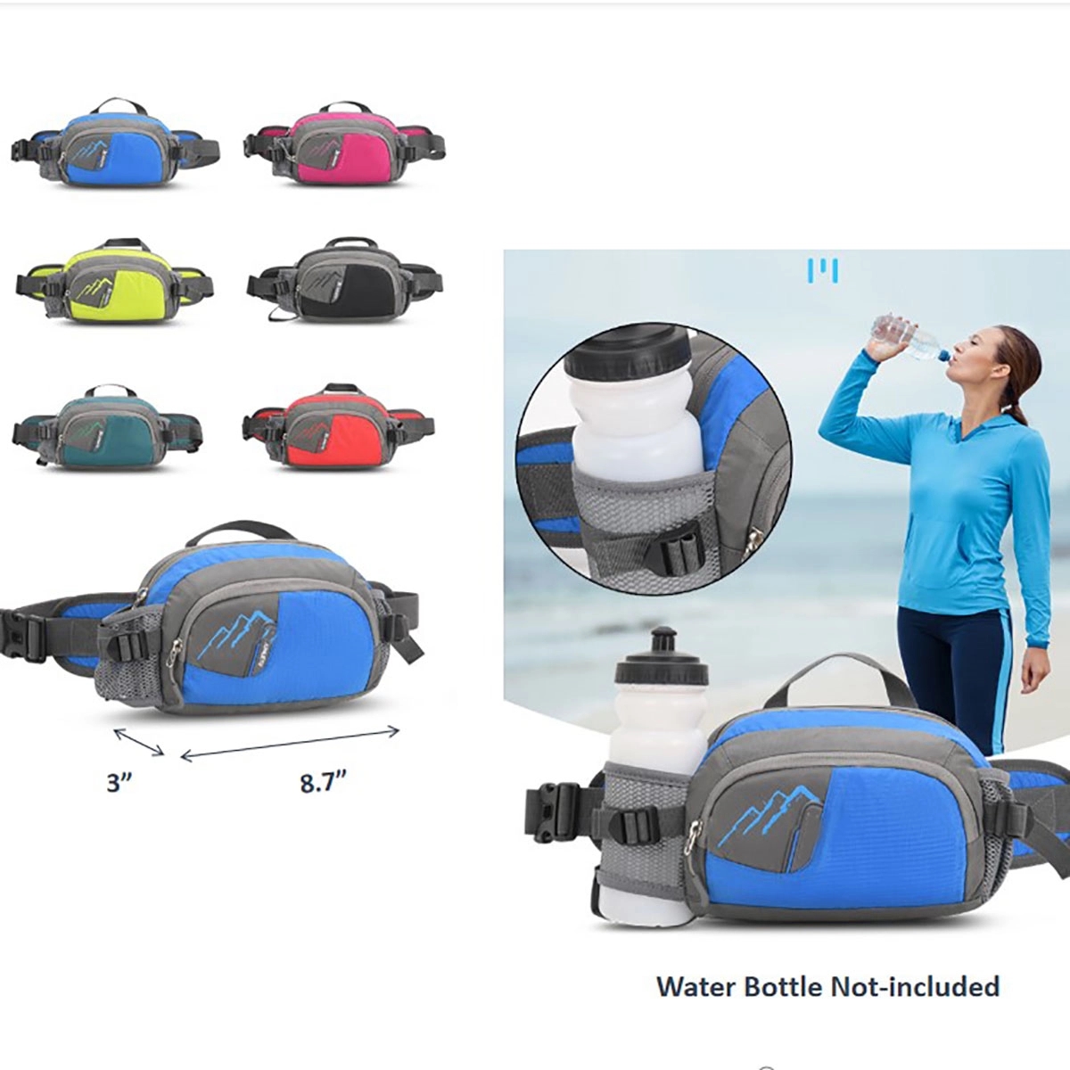 Waterproof Hiking Waist Bag Fanny Packs 3