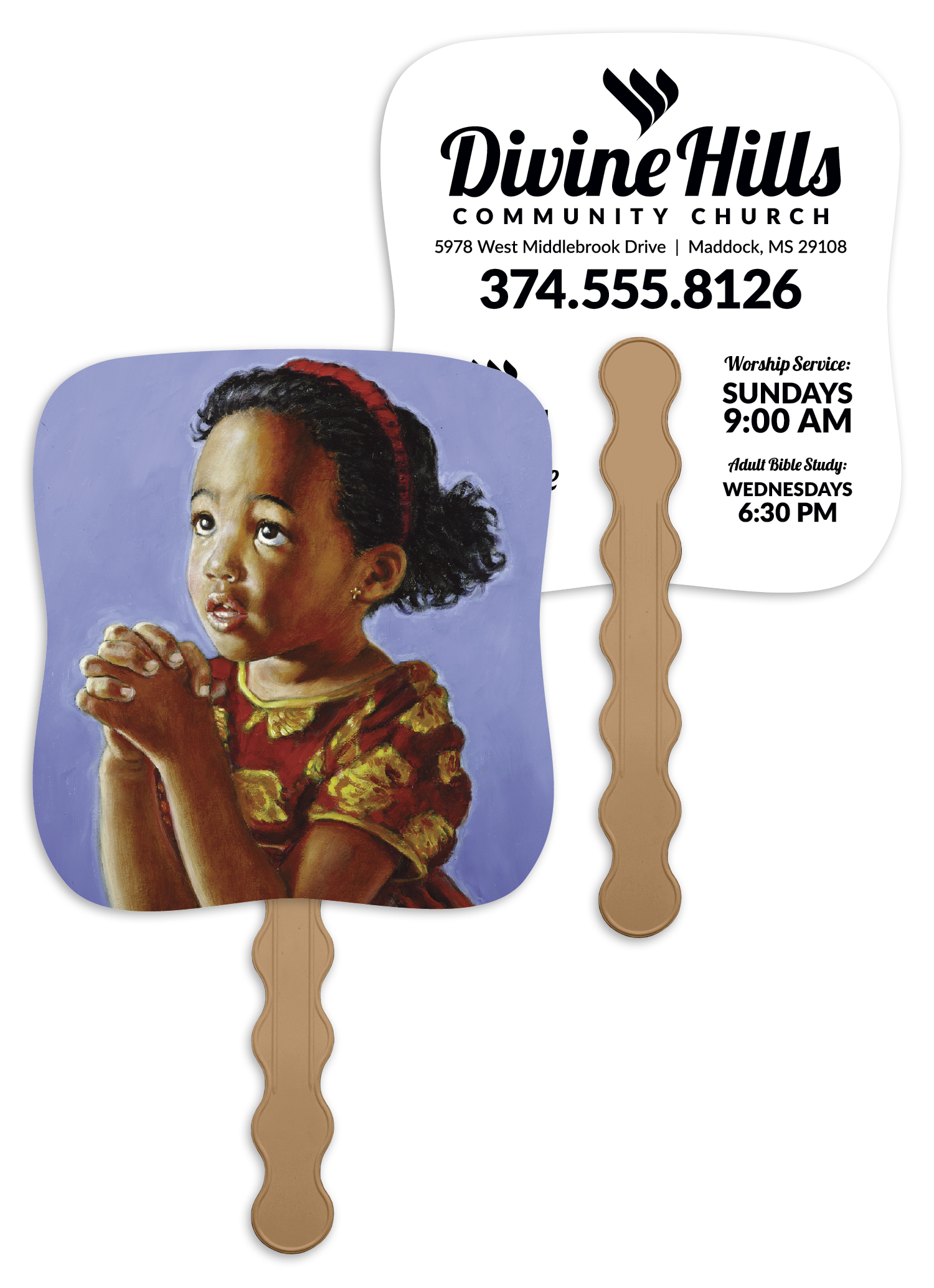 Skinner & Kennedy® Heavenly Prayer - Pictorial Fan 16