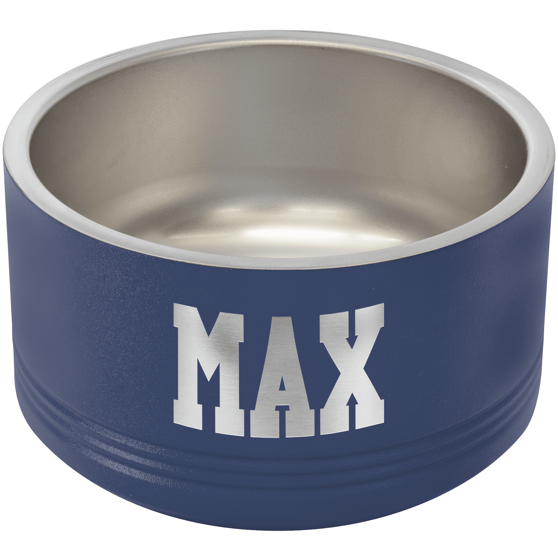 Polar Camel 18 oz. Small Navy Blue Pet Bowl 2