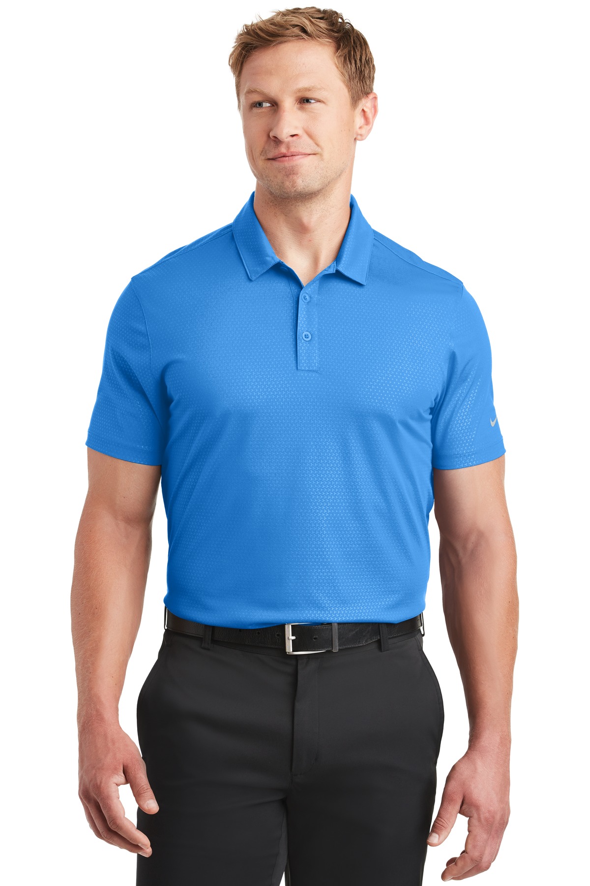 Nike Dri-FIT Embossed Tri-Blade Polo. 838964 5
