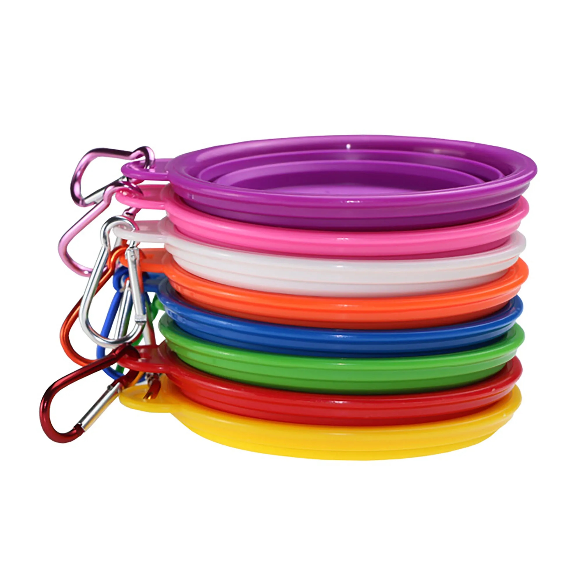 12Oz Pure Color TPE Collapsible Pet Bowl 3