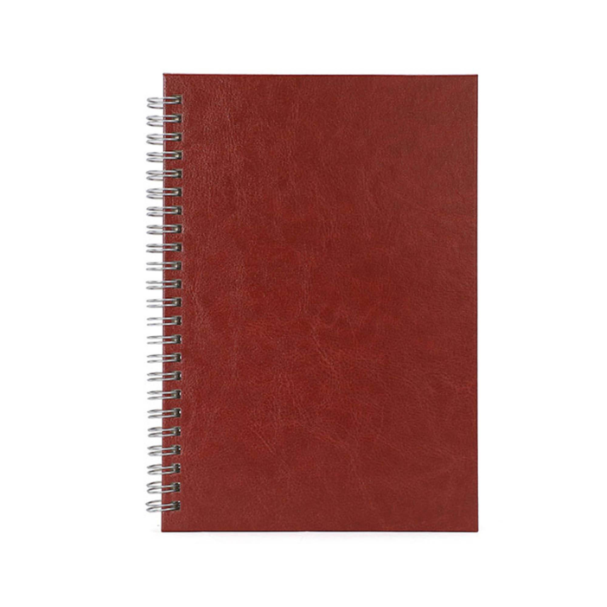 A5 Custom Leather Hybrid Spiral Notebook 5