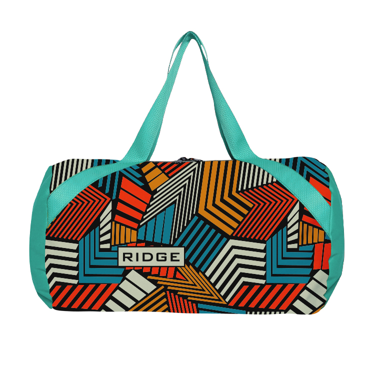 Round Duffel Bag- Full Color-Sewn in the USA 8