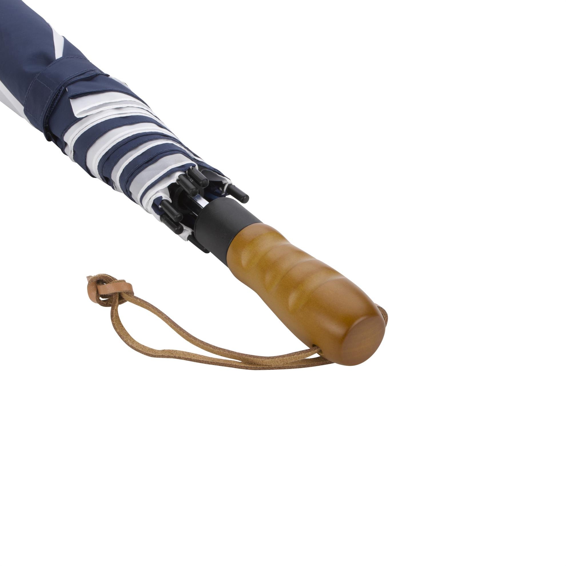 Shed Rain™ Windjammer® 58" Vented Wooden-Handled Auto-Open Jumbo Compact Umbrella 13