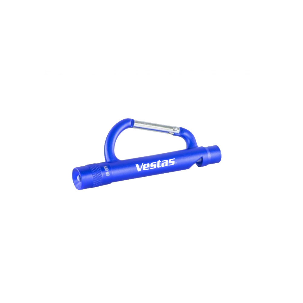 Dorcy Carabiner Flashlight w/whistle 6