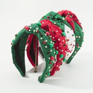 Red Green Crystal Diamonds Headbands 3
