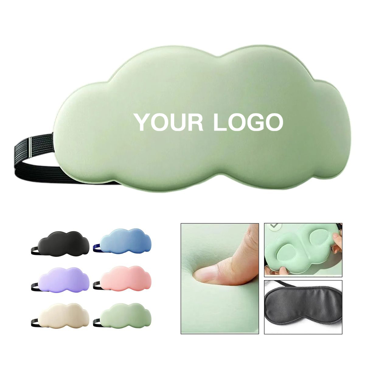 3D Memory Foam Sleep Mask with Eye Contour Design 1