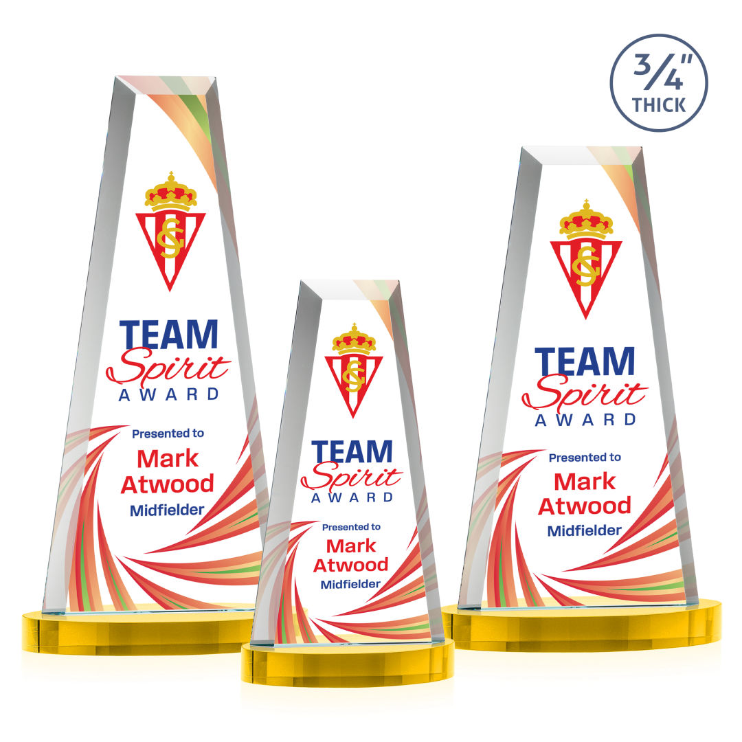 Imperial VividPrint™ Award on Alberton Base - Gold 3