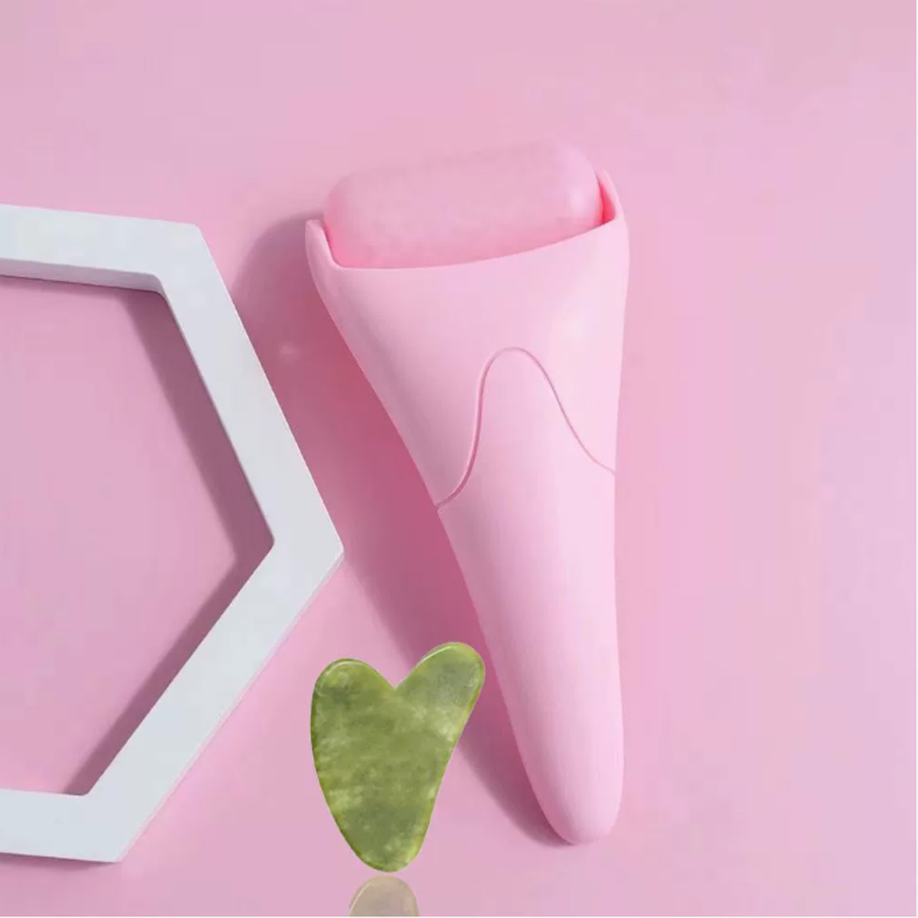 Household Face Gel Bead Silicone Ice Roller 1