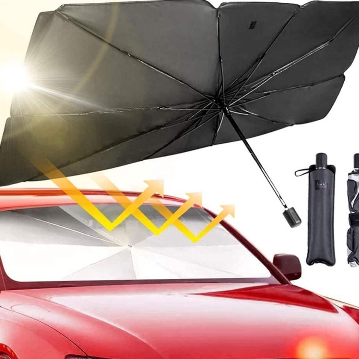 Foldable Car Windshield Sunshade Umbrella 5