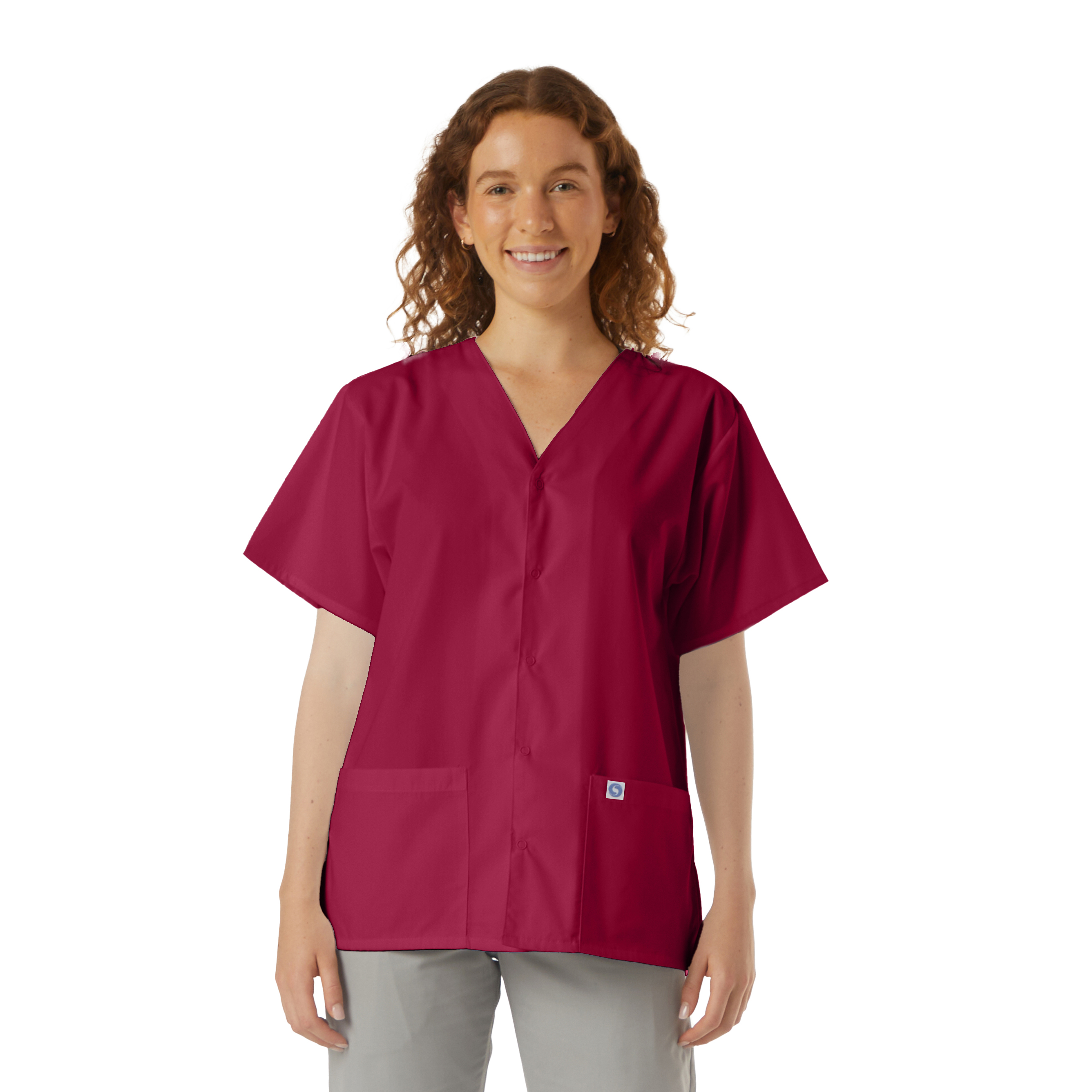 UltraSoft Snap-Front Scrub Tunic 14
