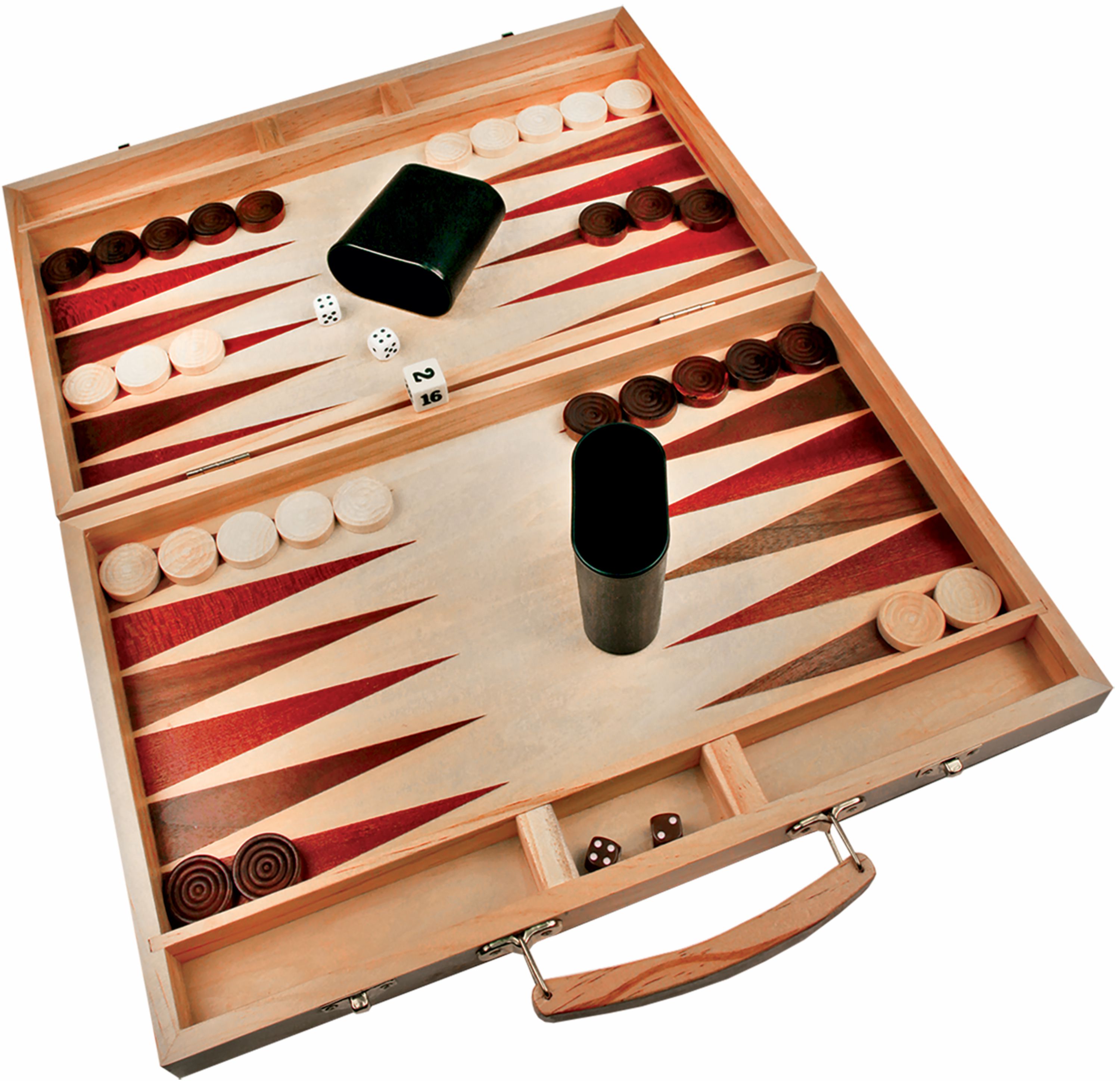 Wood Backgammon Game Gift Set 3