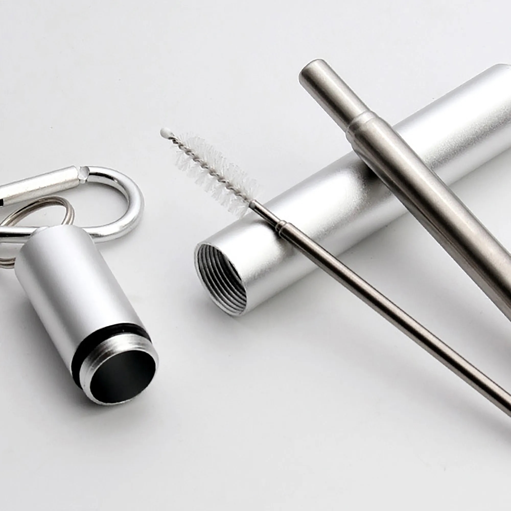 Stainless Steel Straw Reusable Telescopic 2