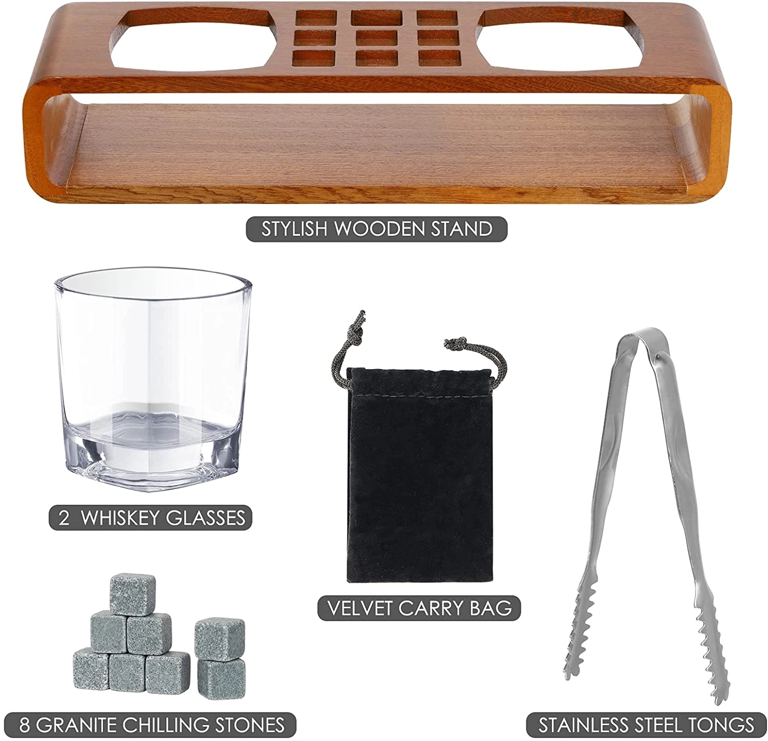 Whiskey Rocks Gift Set 3