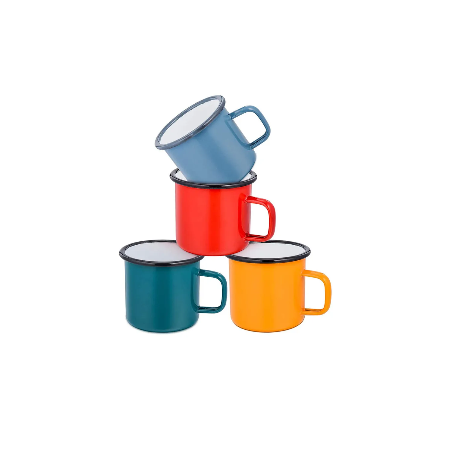 Enamel Coffee Camping Mug 4