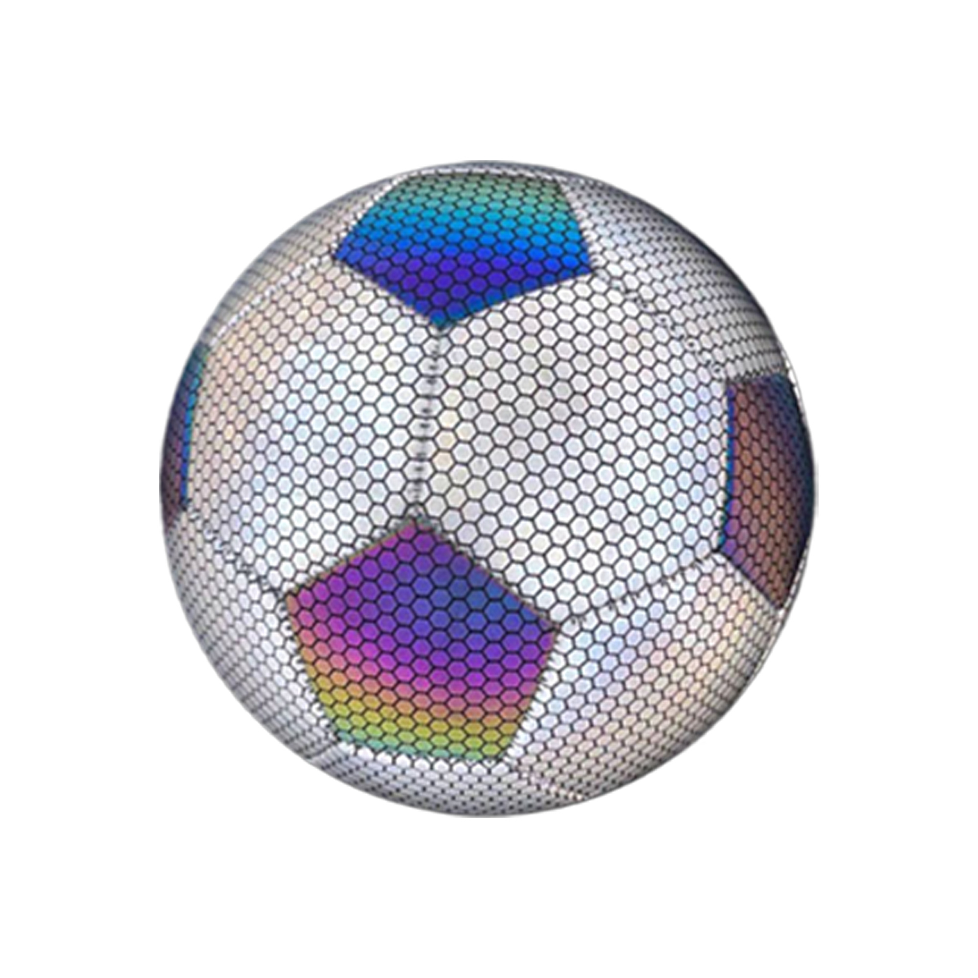 MOQ20 Reflective Glow Soccer Ball Size 5/4 2